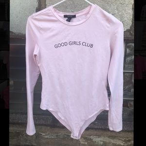 Light pink Forever 21 Bodysuit Size Medium